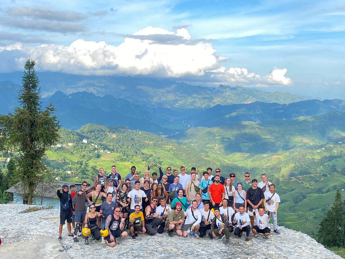 a lot of people in Ha Giang Loop Tour